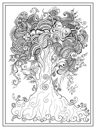 Anti-Stress coloring pages for adults. Free Printable Anti-Stress coloring  pages.