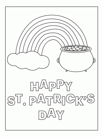 9 Free St. Patrick's Day Coloring Pages for Kids