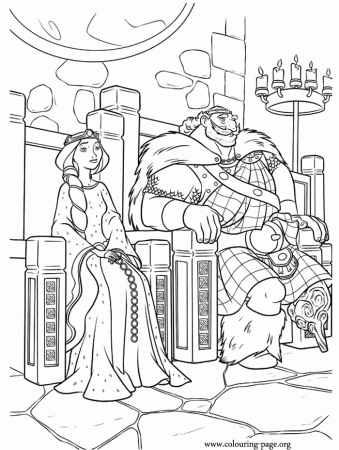 king and queen sitting on throne drawing - Clip Art Library