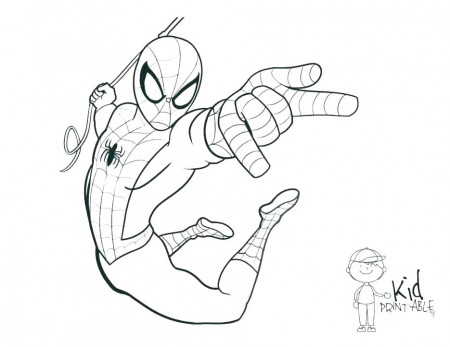 Lego Iron Spider Coloring Pages