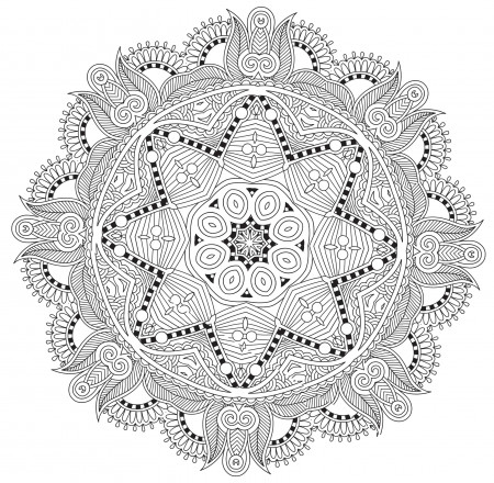 20 Free Printable Coloring Pages: Mandala Templates - The Maven Circle