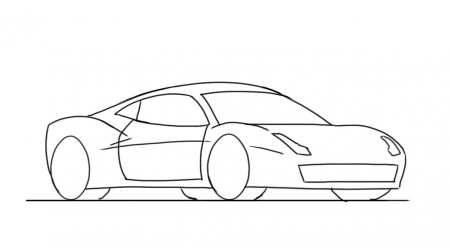 How to draw a Ferrari 458 | Junior Car Designer