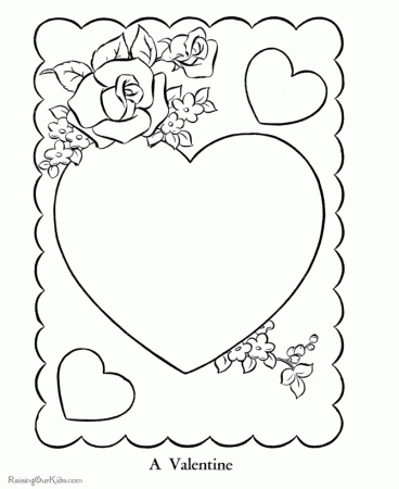 Coloring Pictures Of Hearts
