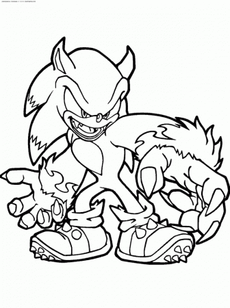 Sonic Unleashed Coloring Pages Coloring Pages Hello Kitty 114075 