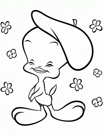 Free Printable Tweety Bird Coloring Pages For Kids | coloring pages