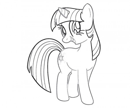 4 Twilight Sparkle Coloring Page