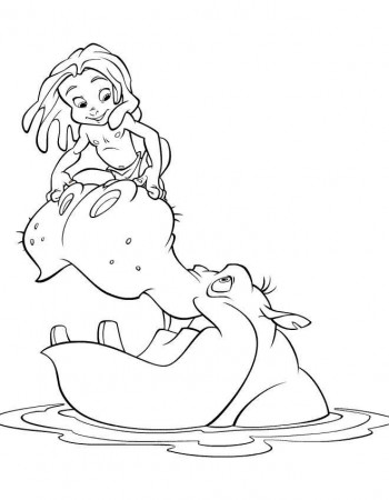 Little Tarzan coloring pages | Coloring Pages
