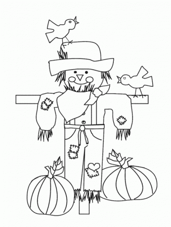 Scarecrow Coloring Pages Coloring Pages Hello Kitty Coloring 