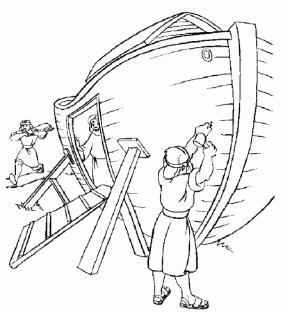 Bible Noahs Ark Coloring Pages 4 | Free Printable Coloring Pages 