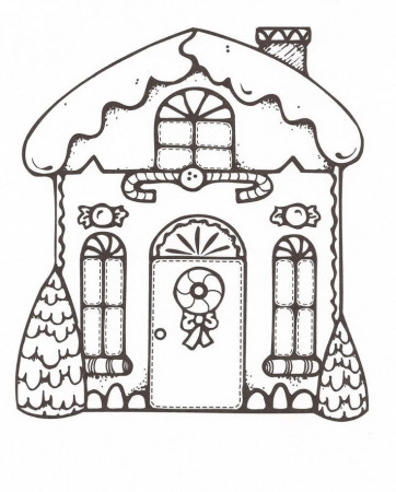 gingerbread house coloring pages | Kids - For little girls and boys |…