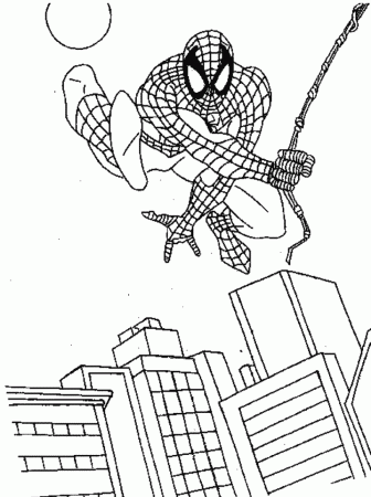 Kids Coloring Pages Spiderman - Emperor Kids