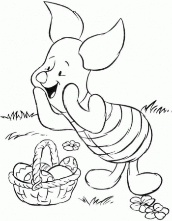 Printable Free Coloring Pages Easter Winnie The Pooh For Boys 