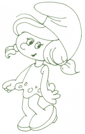 6 Smurfette Coloring Pages 280612 Smurfette Coloring Pages