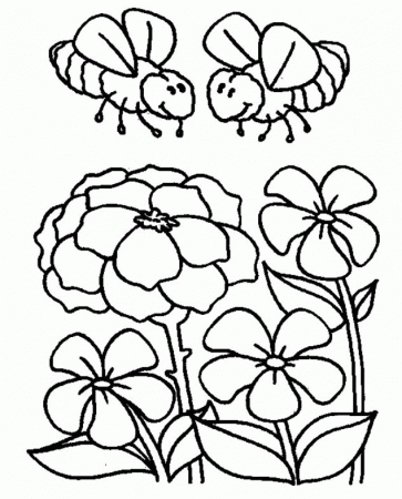 Bee Coloring Pages | Coloring Town