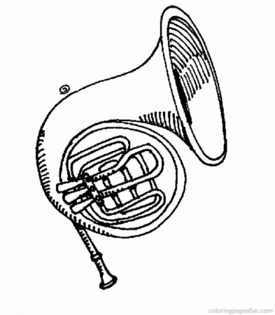 Print Musical Instruments Coloring Page