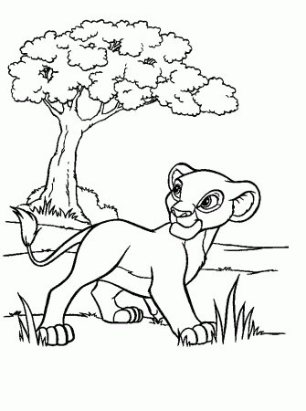 lion king 23 Colouring Pages