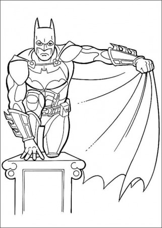 12 Best Free Printable Batman Coloring Pages For Kids