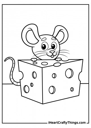 Mouse Coloring Pages (Updated 2022)