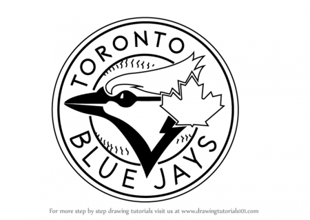 Learn How to Draw Toronto Blue Jays Logo (MLB) Step by Step : Drawing  Tutorials
