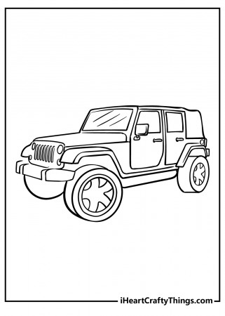 Printable Jeep Coloring Pages (Updated 2022)