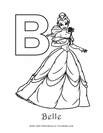 Fun, Free & Easy To Print Letter B Coloring Pages - Tulamama