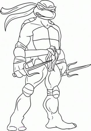 Teenage Mutant Ninja - Coloring Pages for Kids and for Adults