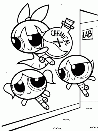 Powerpuff Girls Z Coloring Pages – AZ Coloring Pages Power Puff ...