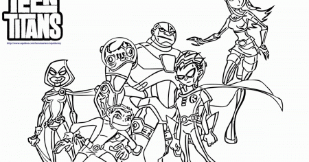 Teen Titan Coloring Pages