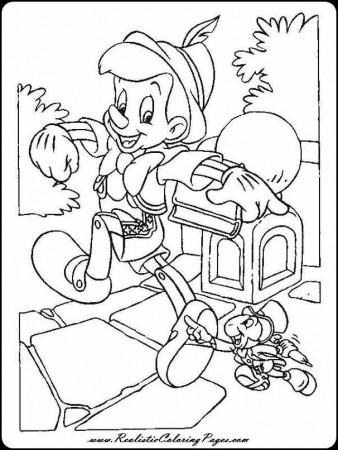 Pinocchio Coloring Pages | Realistic Coloring Pages