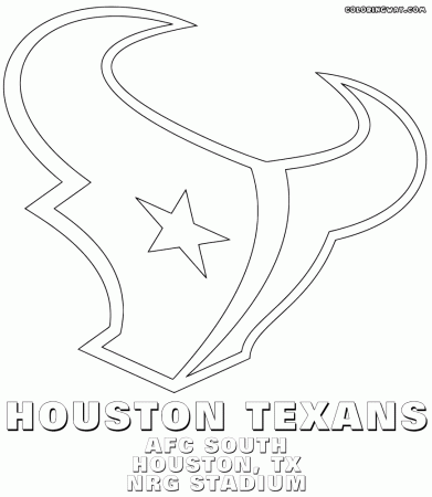Texans helmet coloring pages