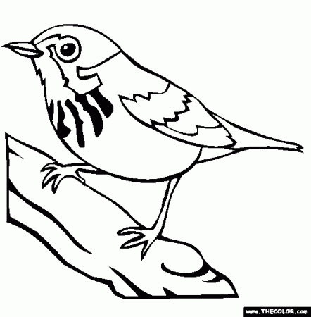 Bird Online Coloring Pages