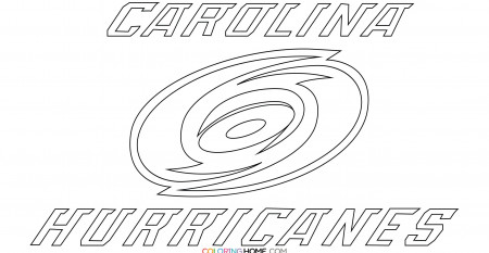 Carolina Hurricanes coloring page