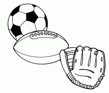 Sports Balls Coloring Pages Printable - Get Coloring Pages
