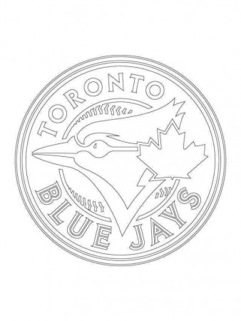 Major League Baseball (MLB) Coloring Pages PDF - Coloringfolder.com |  Baseball coloring pages, Toronto blue jays logo, Sports coloring pages