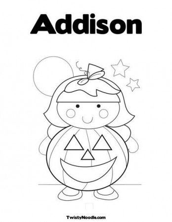 Pumpkin Girl Coloring Page from TwistyNoodle.com | Halloween coloring pages,  Fall coloring pages, Halloween coloring