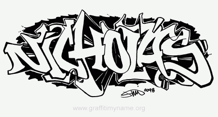 Graffiti Coloring Pages Names - Coloring Page