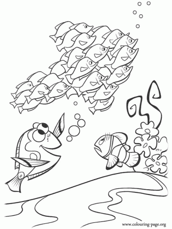 Finding Nemo Free Coloring pages online print.