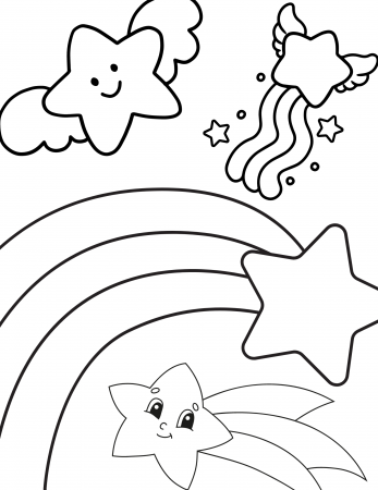 Wish Upon a Star With These Free Printable Star Coloring Pages