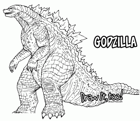 Godzilla Coloring Pages - Coloring Pages For Kids And Adults