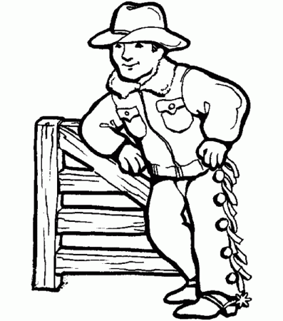 Cowboy Cool Coloring Pages | Coloring pages for kids | coloring ...