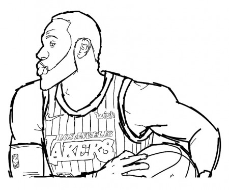 LeBron James Coloring Pages - Free Printable Coloring Pages for Kids