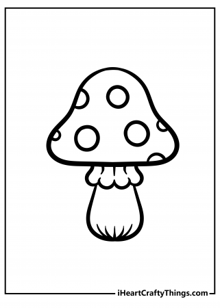 Printable Mushroom Coloring Pages (Updated 2023)