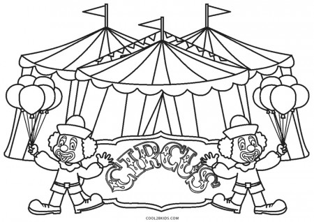 Free Printable Circus Coloring Pages For Kids