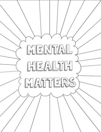 Mental Health Matters 30 Coloring Pages Digital - Etsy