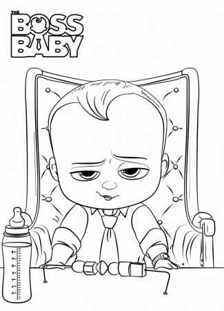 Boss Baby Coloring Page Luxury Boss Baby Coloring Pages Best ...