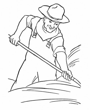 Farm Work and Chores Coloring Pages ...