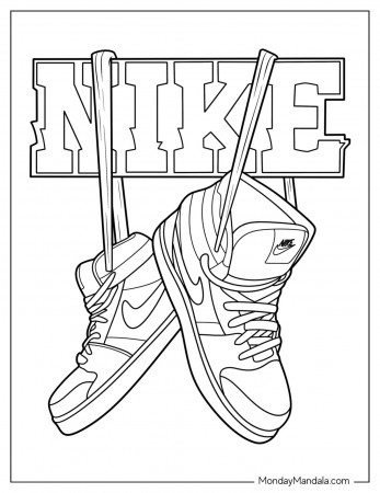 20 Nike Coloring Pages (Free PDF ...