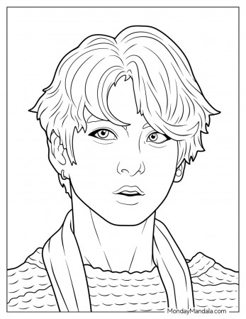 22 BTS Coloring Pages (Free PDF Printables)