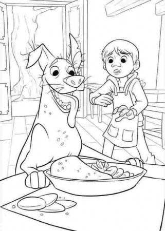 coco coloring pages pepita dante and miguel coco coloring page ...