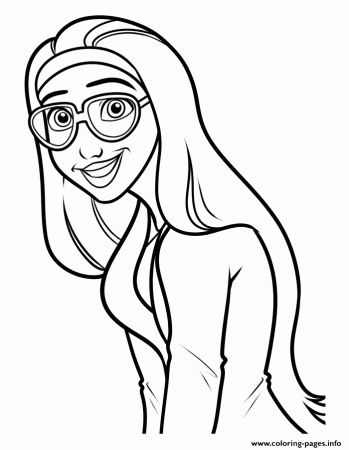 Big Hero 6 Movie Honey Lemon Coloring Pages Printable